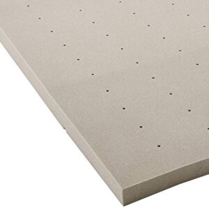 Lucid 2 Inch Mattress Topper Queen – Memory Foam – Bamboo Charcoal Infusion – Cooling Ventilation – Hypoallergenic – CertiPur Certified Foam
