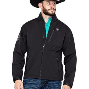 Ariat Men's Logo 2.0 Softshell Jacket, Black, LG