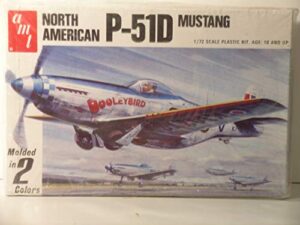 amt models-1/72 scale north american p-51d mustand-plastic model kit