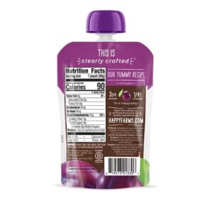 Happy Baby Organics Clearly Crafted Stage 1 Baby Food 1 Prunes 3.5 Ounce (Pack of 8)