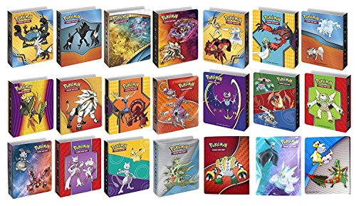 Pokemon TCG: Bundle of 4 Mini Album Binders for Pokemon Cards | Each Binder Includes Clear Plastic Sleeves for 60 Cards
