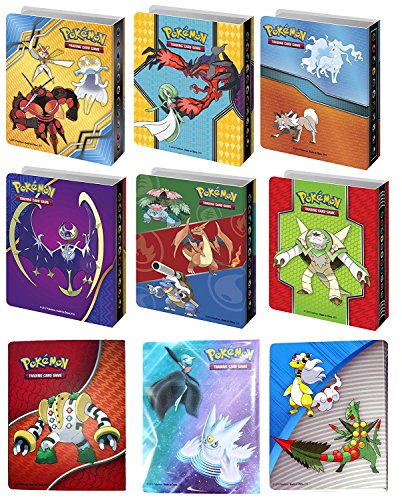 Pokemon TCG: Bundle of 4 Mini Album Binders for Pokemon Cards | Each Binder Includes Clear Plastic Sleeves for 60 Cards