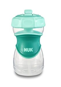 nuk everlast straw sippy cup, green, 10oz 1pk