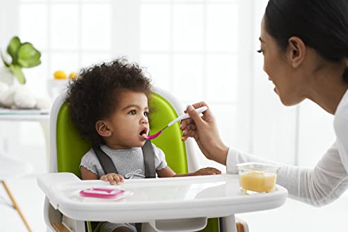 OXO Tot Feeding Spoon Set with Soft Silicone, Navy , 2 Count (Pack of 1)