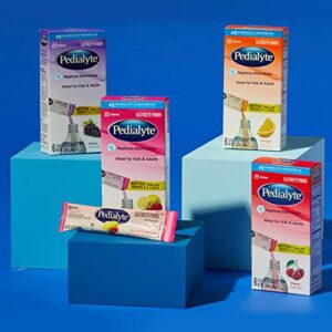 Pedialyte Electrolyte Powder Packets, Variety Pack, Hydration Drink, 24 Single-Serving Powder Packets