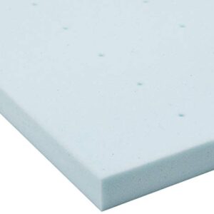 Lucid 2 Inch Mattress Topper Queen - Gel Infused Memory Foam – Memory Foam Mattress Topper Queen – Ventilated Design – CertiPur Certified