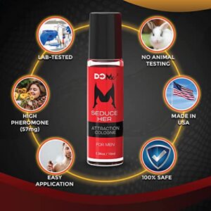 Do Me Premium Pheromone Cologne for Men - Seduce Her - Pheromone Perfume Cologne To Attract Women - Charm and Captivate the Woman of Your Dreams 0.34 oz (10 mL)