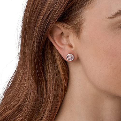 Fossil Women's Rose Gold-Tone Stud Earrings, Color: Rose Gold (Model: JF02906791)