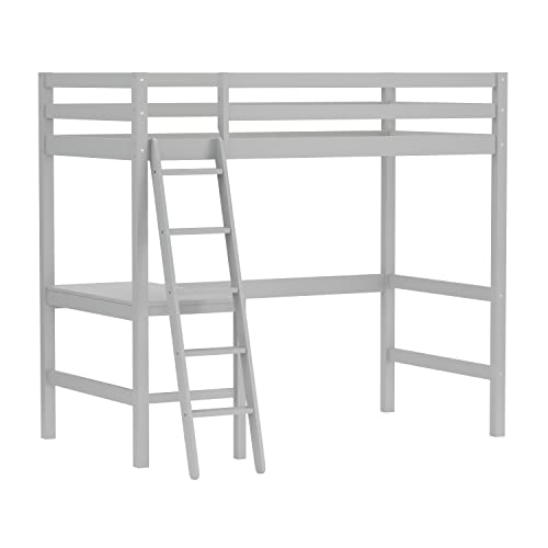 Hillsdale Furniture Caspian Twin Loft Bed, Gray