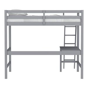 Hillsdale Furniture Caspian Twin Loft Bed, Gray