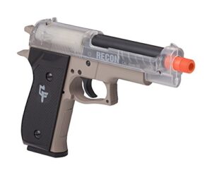 game face gfrap22ktc recon spring-powered combat airsoft pistol kit, earth/clear