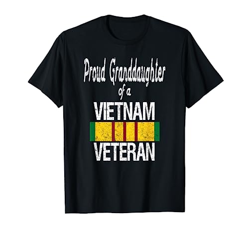 US Military Family - Proud Granddaughter a Vietnam Veteran T-Shirt