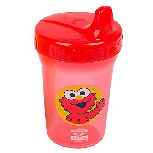 Sesame Street Sesame Beginnings 8oz. Spill Proof Cups - Big Bird, Cookie Monster and Elmo (3-Pack), Multicolored