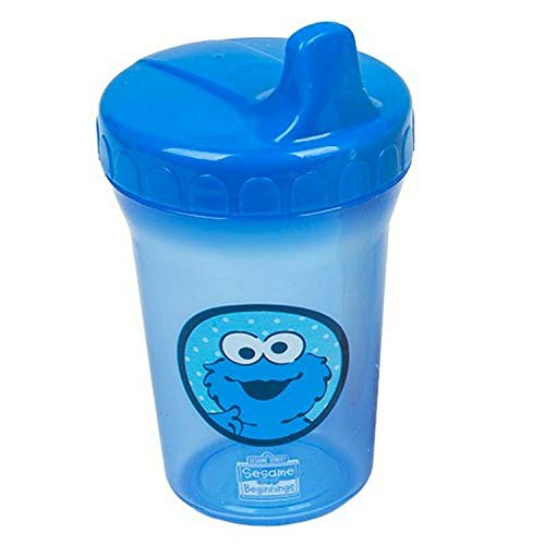 Sesame Street Sesame Beginnings 8oz. Spill Proof Cups - Big Bird, Cookie Monster and Elmo (3-Pack), Multicolored