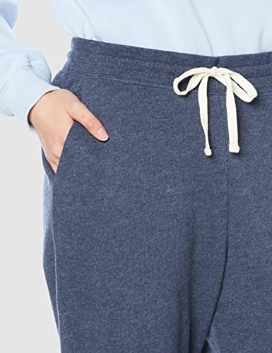 Amazon Essentials Women's French Terry Fleece Jogger Sweatpant (Available in Plus Size), Navy Heather, Small