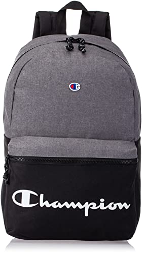 Champion unisex adult Manuscript Backpacks, Heather Grey, One Size US