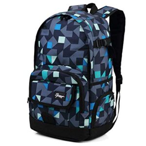 rickyh style backpack for students kids bag lightweight waterproof 15.6 inch