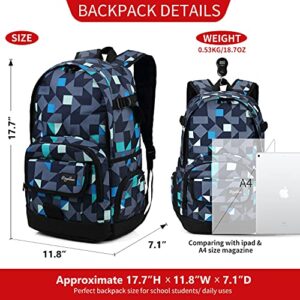 rickyh style Backpack for Students kids bag Lightweight Waterproof 15.6 Inch