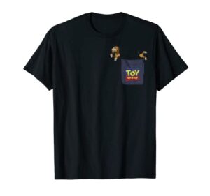 disney pixar toy story slinky dog pocket graphic t-shirt t-shirt