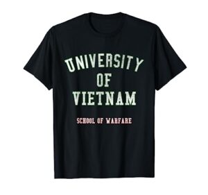 vietnam veterans - university of vietnam school t-shirt