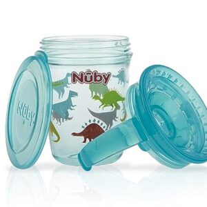 Nuby Tritan No Spill 2 Handle 360 Degree Printed Wonder Cup, Prints May Vary, 1pk