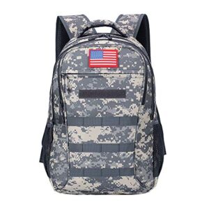 outdoor plus camo backpack,military teen boys backpacks for school, army bookbag with usb charging port,40l