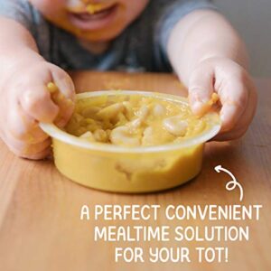 Happy Tot Organics Love My Veggies Bowl, Cheese & Spinach Ravioli with Marinara Sauce, 4.5 Ounce Pouch (Pack of 8) packaging may vary