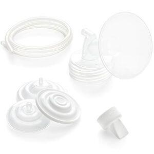 spectra - wide breast shield set for breast milk pumps - small 20 mm