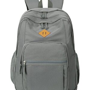 abshoo Classical Basic Womens Travel Backpack For College Men Water Resistant Bookbag (Grey)