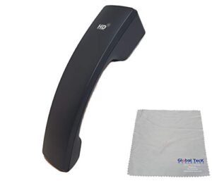 yealink replacement handset for sip-t46s, sip-t48s, t48, t49 and microfiber cleaning cloth