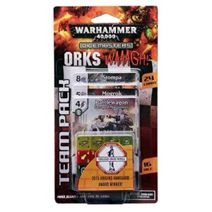 wizkids warhammer 40, 000 dice masters: orks - waaagh! team pack toy