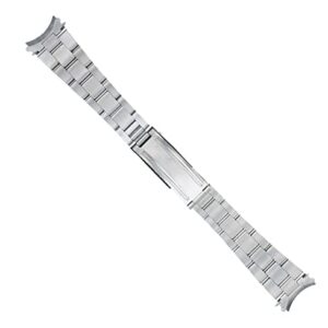 Ewatchparts 19MM OYSTER WATCH BAND SOLID STAINLESS STEEL BRACELET COMPATIBLE WITH 78350 7835 ROLEX 34MM