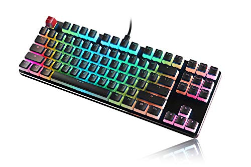 Glorious Aura V1 (Black) Pudding Keycaps - Double Shot PBT Translucent for Mechanical Keyboards, 104 Key Set, TKL, Compact Compatible, English (US) Layout (Aura (Black))