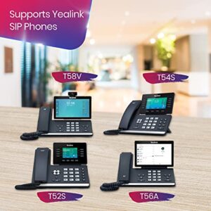 Yealink Wall Mount Bracket for Yealink Phones: T52S, T54S, T54W, T56A, T58V, Global Teck Bundle Includes Microfiber Cloth