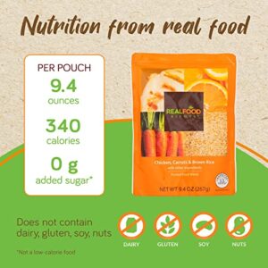 Real Food Blends Variety Pack - Pureed Food Meal for Feeding Tubes, 9.4 oz Pouch (Pack of 12 Pouches)