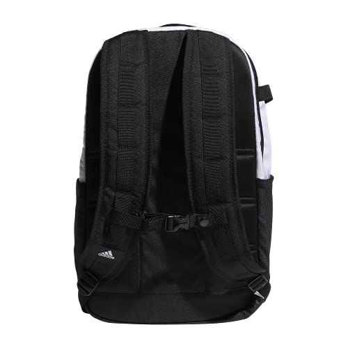 adidas 5-Star Team Backpack, White/Black, One Size