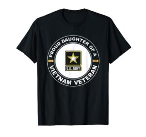proud daughter of a vietnam veteran - 4th of july tshirt