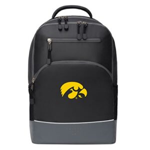 Officially Licensed NCAA Iowa Hawkeyes "Alliance" Backpack, Black, 19"