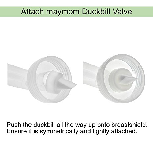 Maymom 12 Count Duckbill Valves for Spectra S1 Spectra S2 Spectra 9 Plus. Not Original Spectra Pump Parts Replace Spectra Duckbill Valve Not Original Spectra S2 Accessories Work w/Spect (White.18)