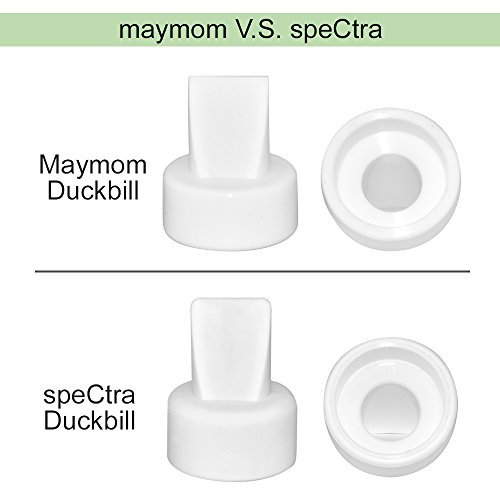 Maymom 12 Count Duckbill Valves for Spectra S1 Spectra S2 Spectra 9 Plus. Not Original Spectra Pump Parts Replace Spectra Duckbill Valve Not Original Spectra S2 Accessories Work w/Spect (White.18)