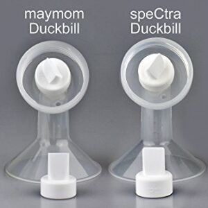 Maymom 12 Count Duckbill Valves for Spectra S1 Spectra S2 Spectra 9 Plus. Not Original Spectra Pump Parts Replace Spectra Duckbill Valve Not Original Spectra S2 Accessories Work w/Spect (White.18)