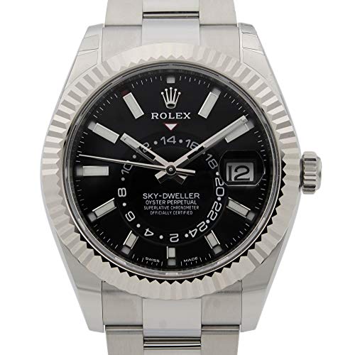 Rolex Sky-Dweller Black Dial Automatic Men's Oyster Watch 326934BKSO