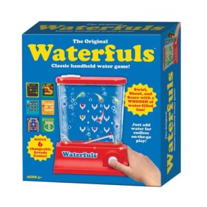 playmonster the original waterfuls — classic handheld water game! — just add water — now with 6 game options