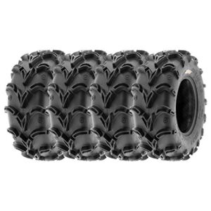 sunf 28x10-12 28x10x12 mud v-shape atv utv muddy tire 6 pr a050 - set of 4