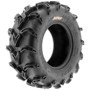 SunF 28x10-12 28x10x12 Mud v-shape ATV UTV Muddy Tire 6 PR A050 - SET of 4