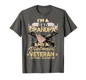 vietnam war veteran u.s. army retired soldier t-shirt