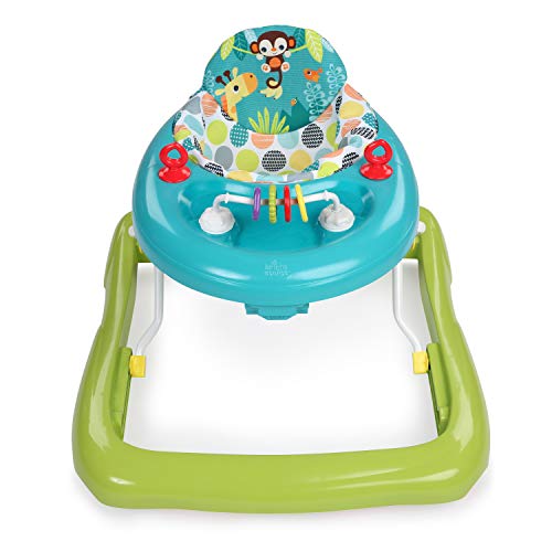 Bright Starts Giggling Safari Walker with Easy Fold Frame for Storage, Ages 6 Months +