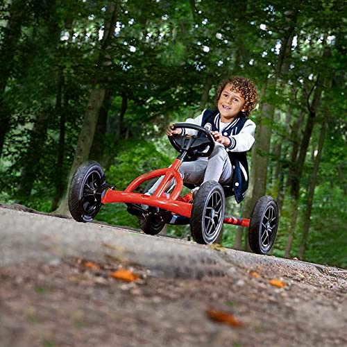 Berg Toys - Buddy Redster Pedal Go Kart - Go Kart - Go Cart for Kids - Pedal Car Outdoor Toys for Children Ages 3-8 - Ride On-Toy - BFR System - Adjustable Seat - Pedal Kart for Kids