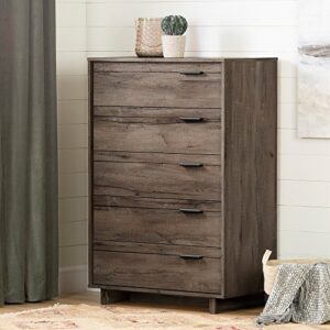 South Shore Fynn 5-Drawer Chest, Fall Oak