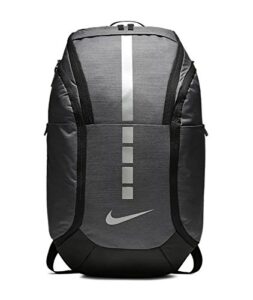 nike hoops elite pro backpack (dark grey/black/metallic cool grey)